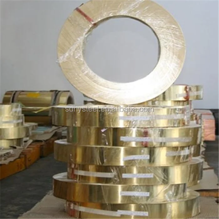 Прямая продажа с завода, рулоны латунных лент C4430 C4640, прочная медная лента из латуни