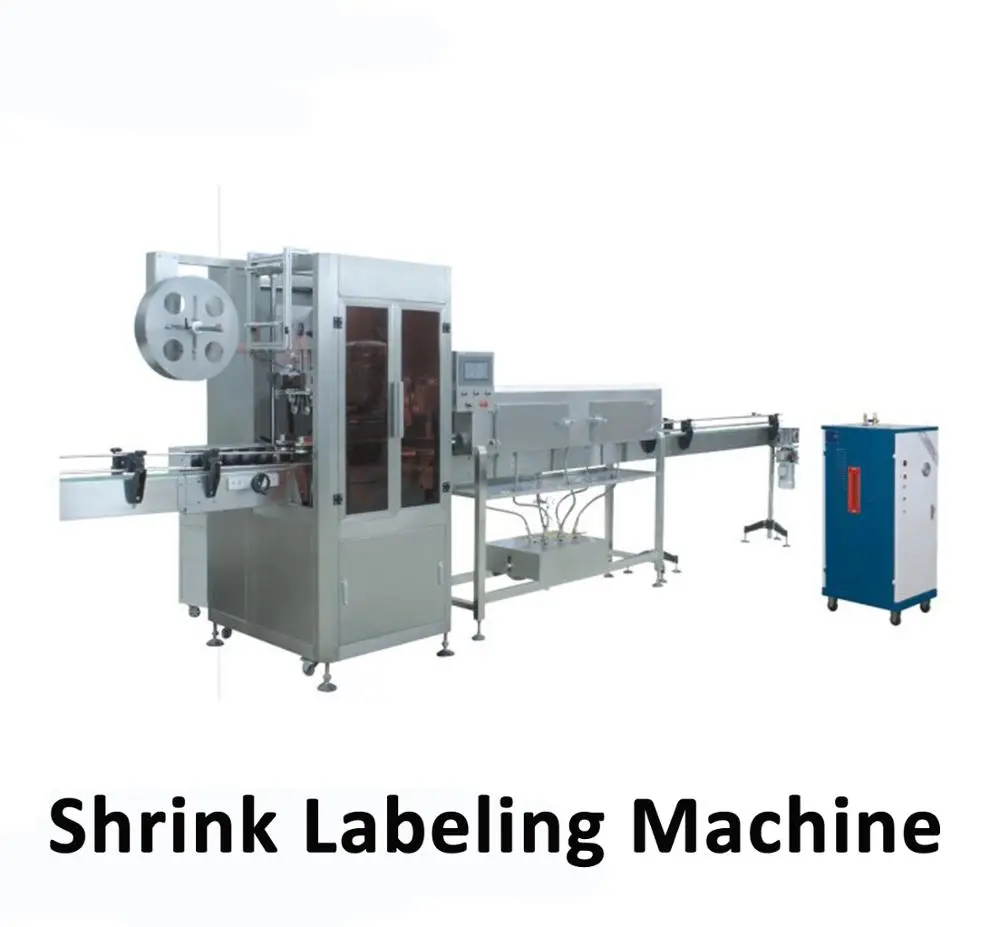shrink sleeve labeling machine for pet water bottle or beverage bottle