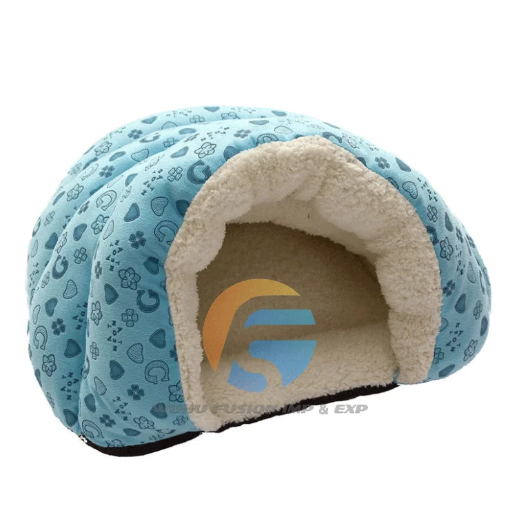  Pet Supplies Thickened Warm Cat Kennel Deep Sleep Sleeping Bag Semi-closed Autumn And Winter Indoor Bed