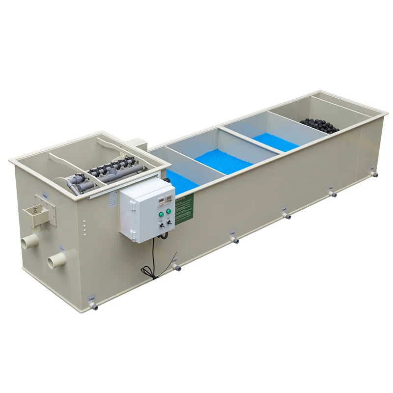 Qlozone YCM-B4C 50m3/h large koi pond filter villa garden home use all in one drum filter for outdoor fish pond