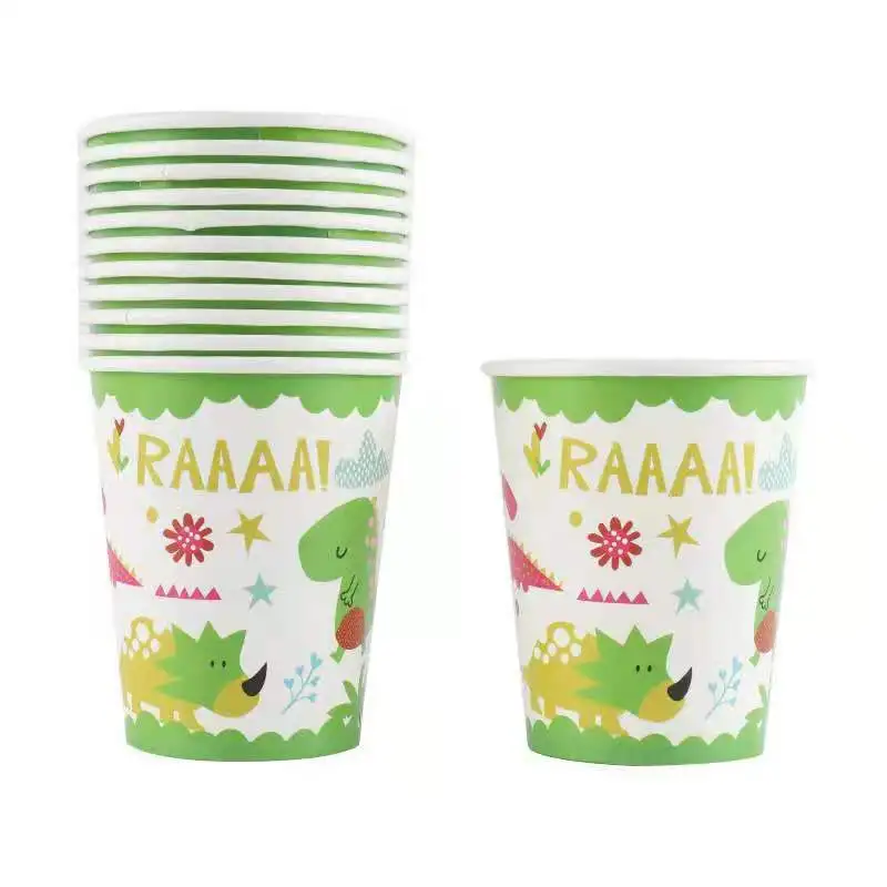 Disposable cartoon paper cup Party supplies Decorate cake cups Thicken watertight paper cup