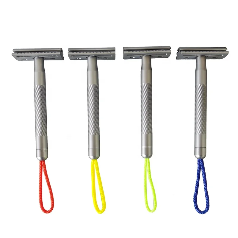 Eco Friendly Metal Razor Metal Shaving Razor Brass Handle  Double Edge Shaving Razor