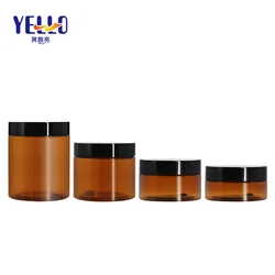 Wide Jars Plastic For Face Cream With Lids Plastic Cosmetic Cream Jar