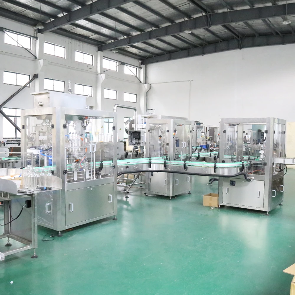 Fully auto  mineral water filling capping machine bottling labeling  production line water bottling plant equipment