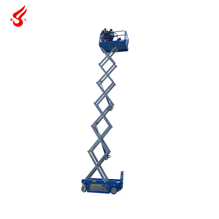 Электрические складные подъемные леса 9 м ножничный подъемник Мобильные строительные