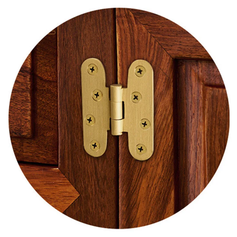 Brass 6 Ball Bearing Hinge Wooden And Metal Door Frames Gold Hinge