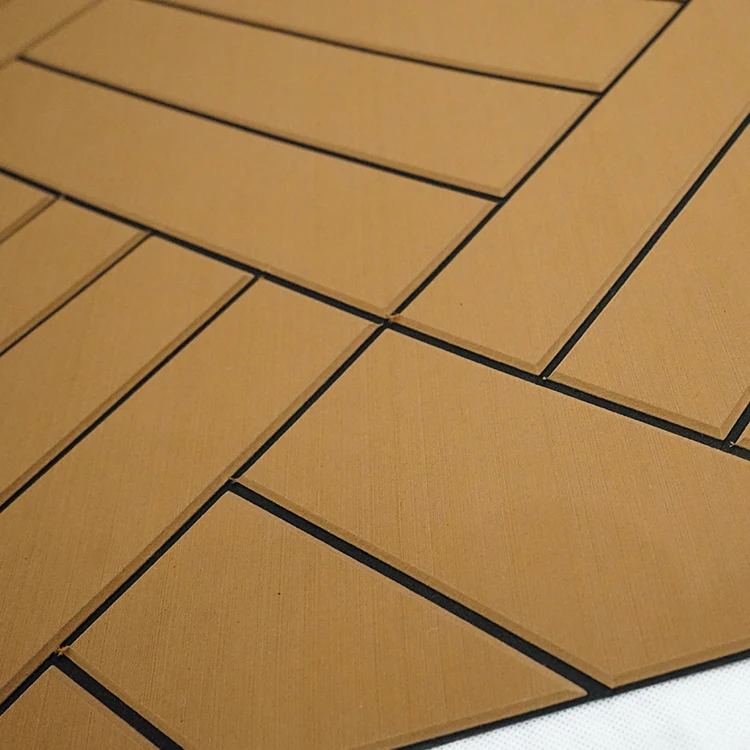 QTMAT ferry ship balcony floor Luxury Yacht flooring ship deck PE/EVA rubber boat deck waterproof UV durable yacht floor