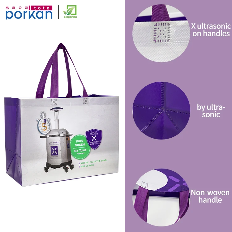 Wholesale Promotional Travel Bags Reusable Non-Woven Thermal Shopping Bags with Dot Pattern Fashionable Machinery Enthusiasts