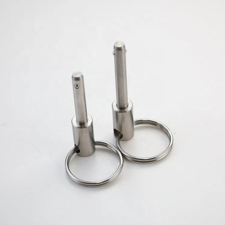 High Quality Stainless Steel Cylindrical Head Quick Release Lock Pins With Pulling Ring