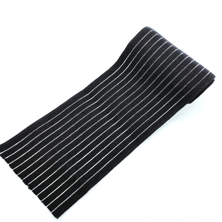 16cm/6Inch Width Comfortable Knit Fish Line Elastic Webbing For Sports And Medical Bandage