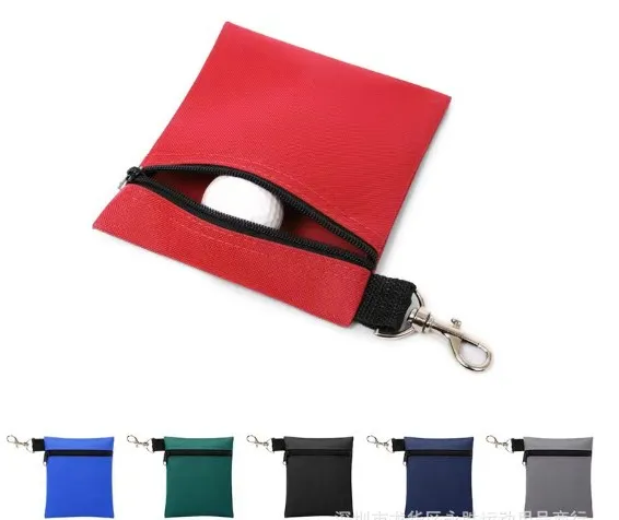 Golf accessories Storage Bag, Nylon golf ball tee kit Carrying Pouch