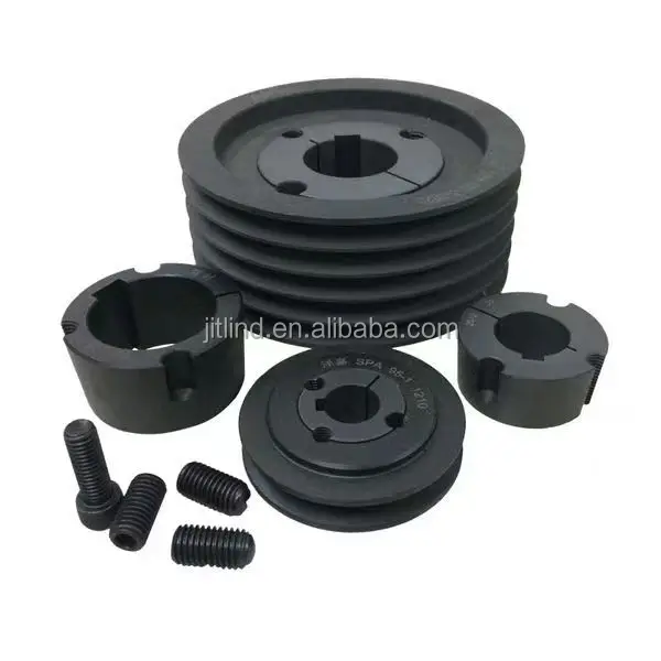Cast grey iron GG25 HT250 v belt tapered shaft bush pulleys SPZ80-04 85-04 90-04 95-04 100-04 106-04 170-04 180-04 190-04 200-04