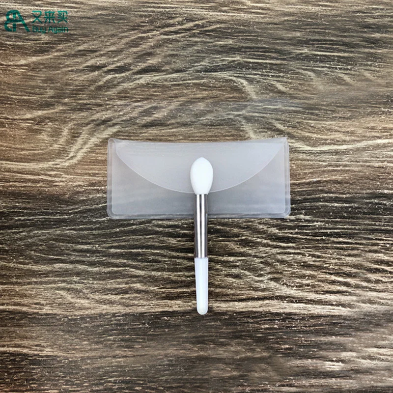 wholesale small glitter applicator silicone lip stick balm applicators silicone lip brush silicone lip scrub spatula