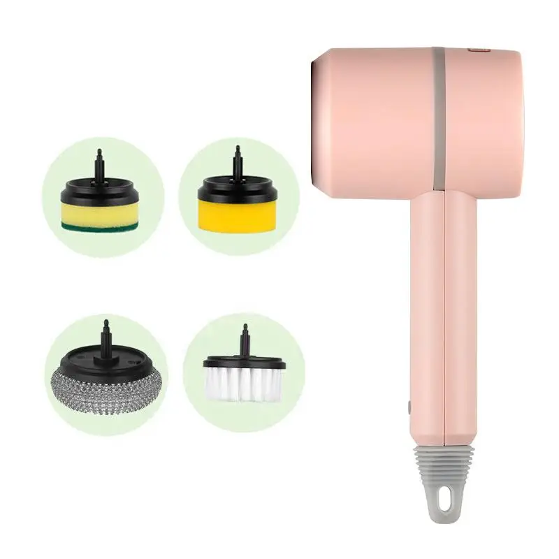 4-in-1 Cordless Electric Cleaning Brush M1s1 Magic Brush Baby Bottle Cleaning Set Dish Washer Brushes