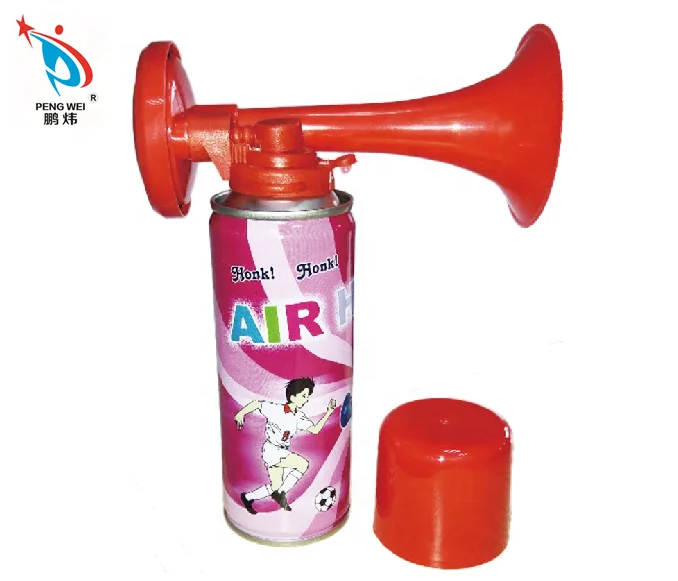 sports noise making air horn football fans cheer plastic portable hand pump air horn