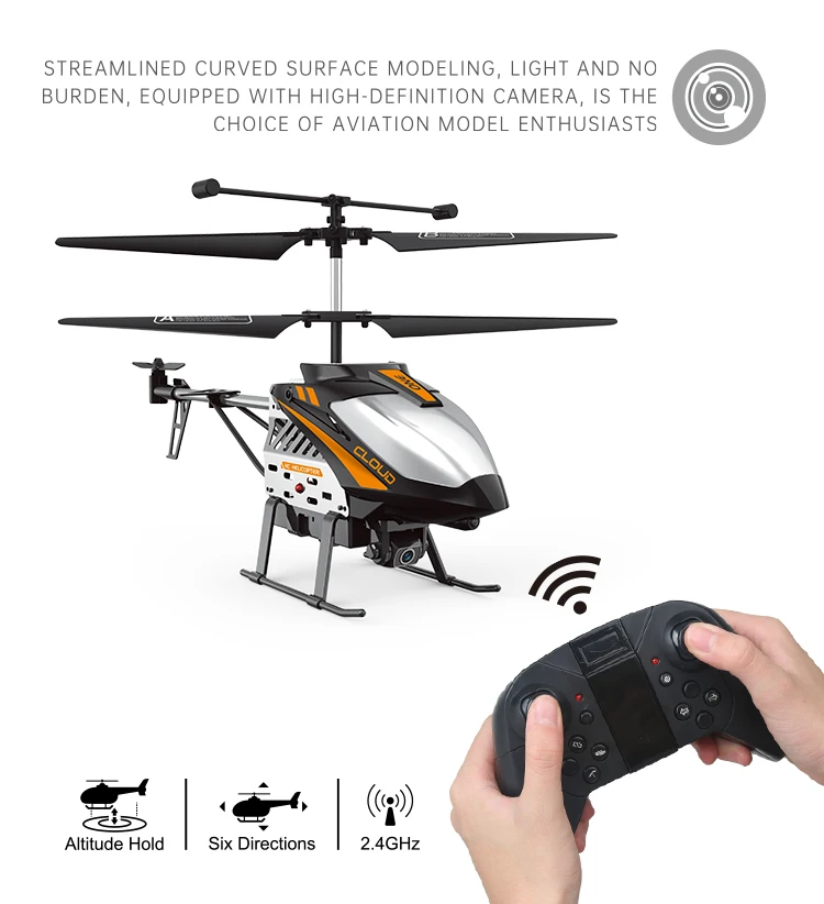 XINFEI 2.4G 4 Channels Flying Camera Aircraft Toy Remote Control RC Airplane Helicopter With 720p Camera WIFI