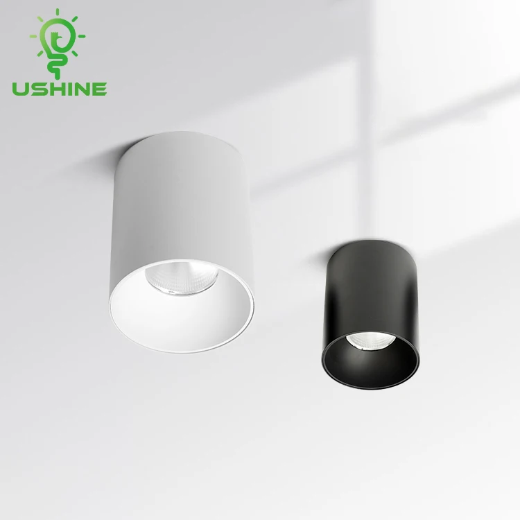 Ushine Wholesale Modern Aluminum Beam Angle Design Down Light Surface Mounted SMD COB LED Downlight