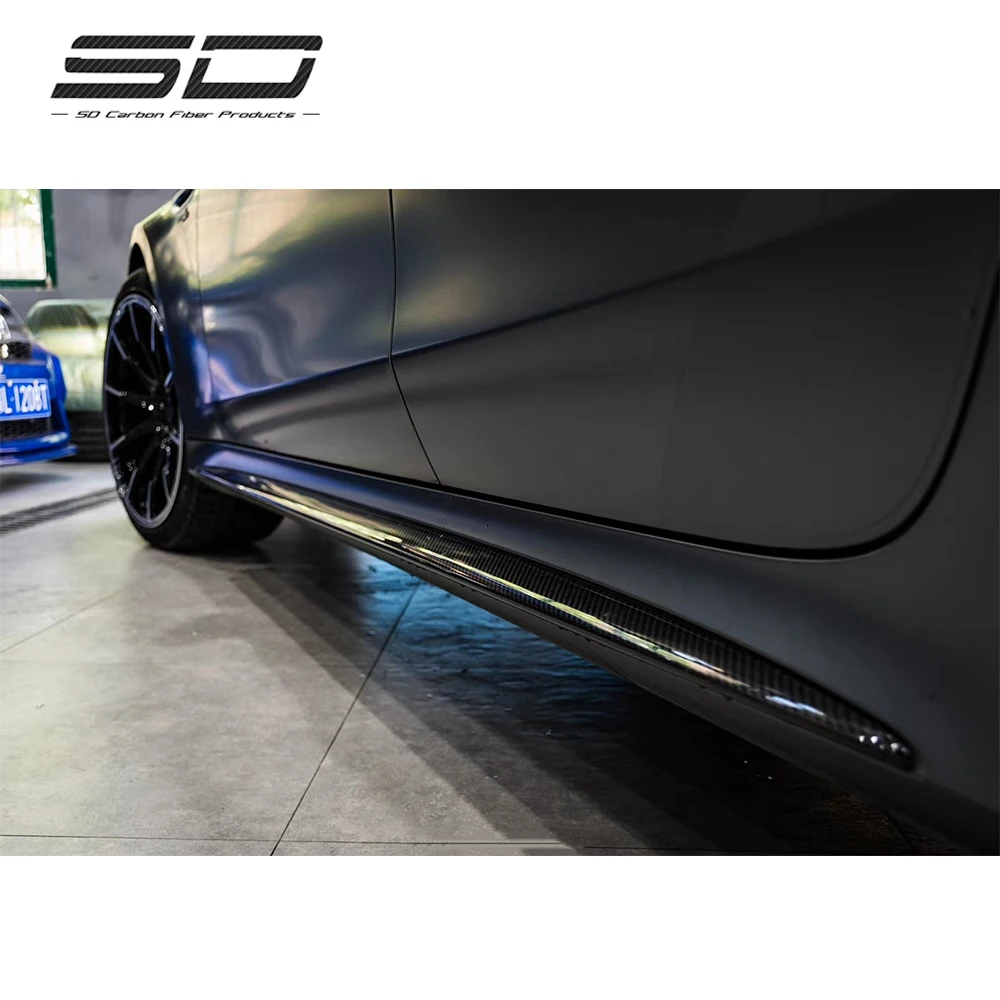 Dry Carbon Fiber Side Skirts for Mercedes AMG GT50 GT53