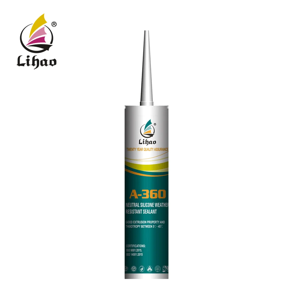 360  daylighting roof Joint sealing roof sealant Good extrusion property thixotropy Neutral silicone sealant