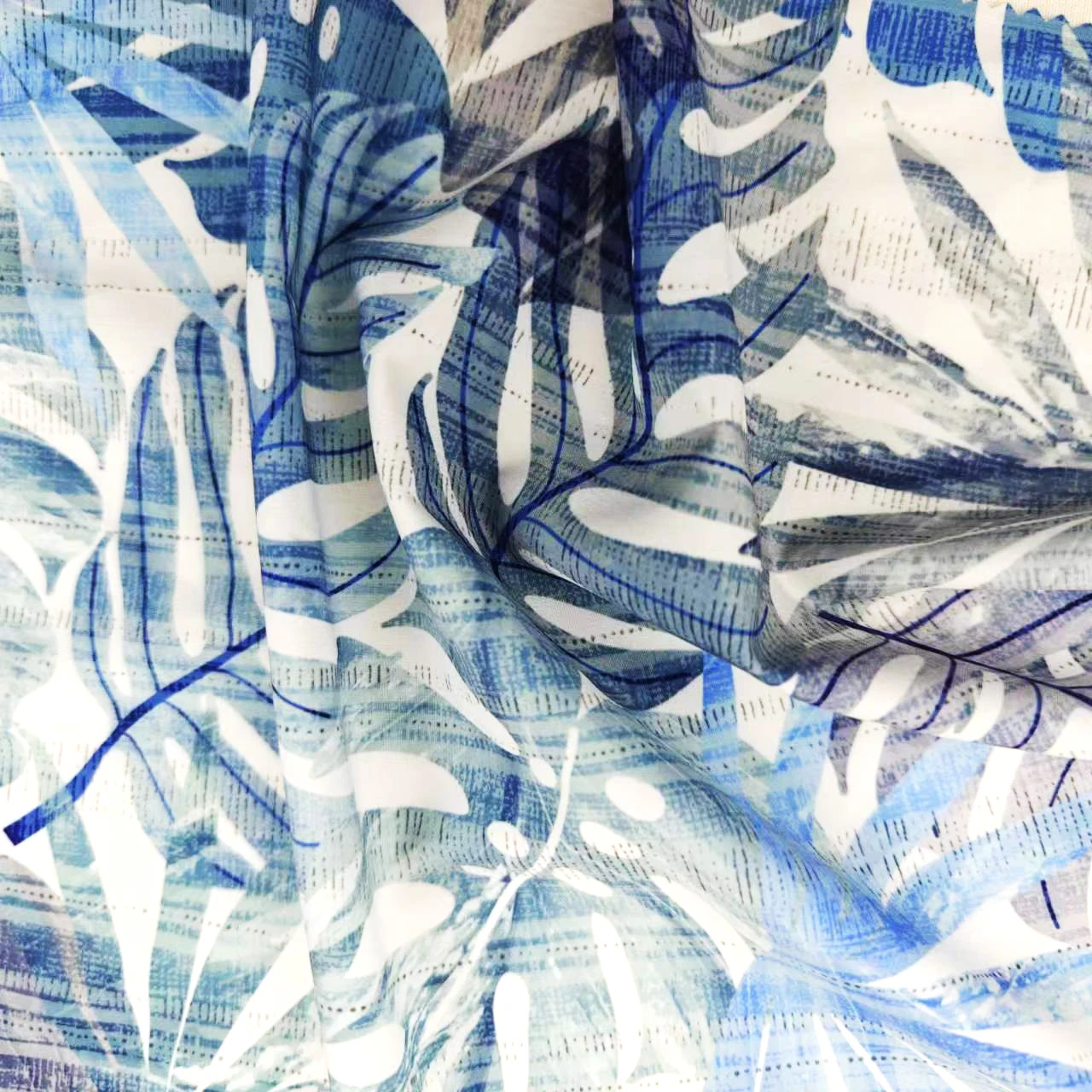Eco Friendly Recycled New Style Digital Printing Low Pure Imitation Silk Poly Twill Fabric For Scarf Shawl And Dresses