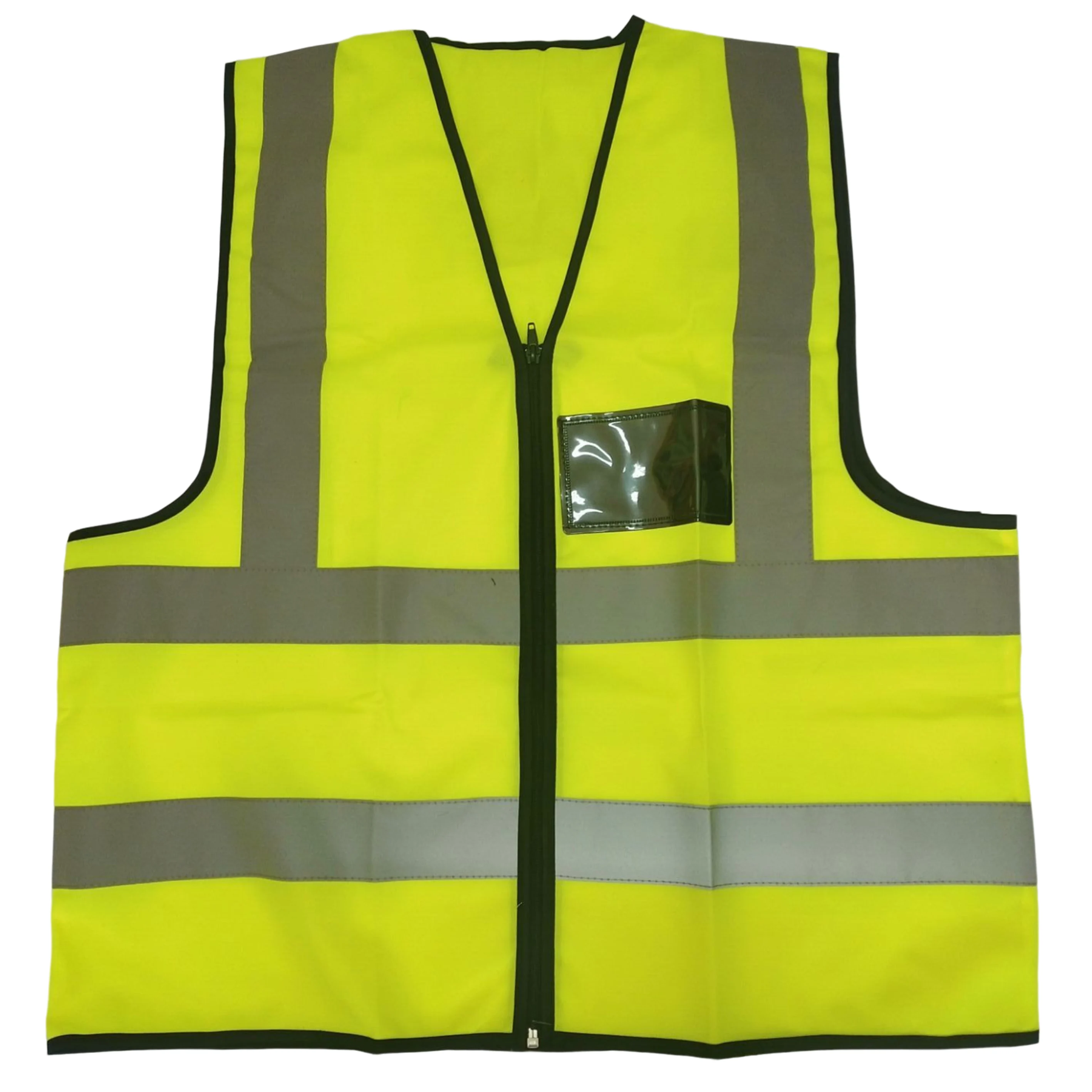 High Quality Safety Protection Use 120 Grams Knit Fabric High Brighter Grade Tape Pvc Pocket Reflecting Vest