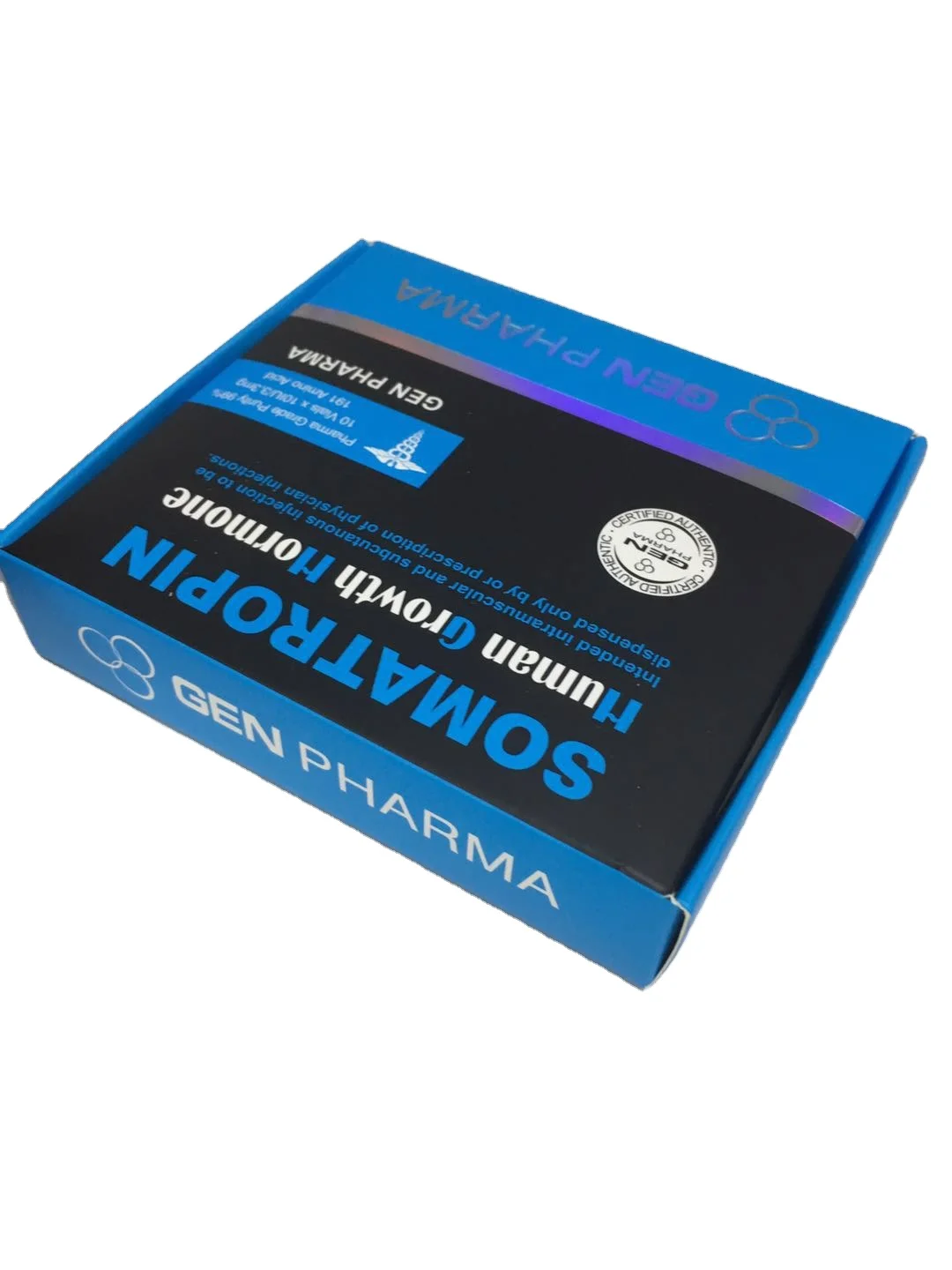 Custom Brand 400gsm cardboard tablets injection paper  boxes with spot uv 3m glue tape