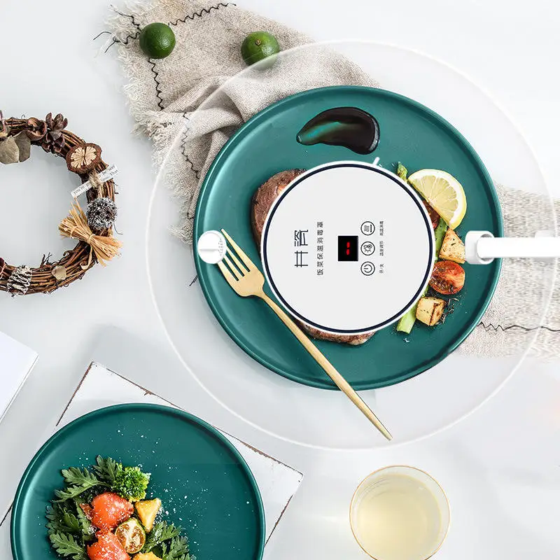 2024 new design transparent insulation food cover warm food microwave cover for food restaurant