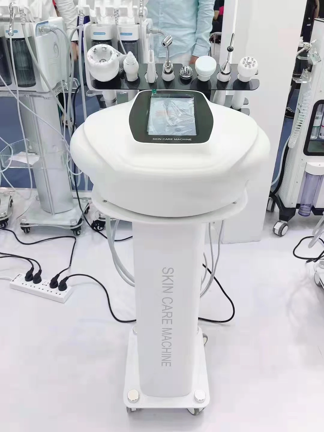 NV-S07 7 в 1 портативный ультразвуковой RF высокочастотный гидро дермабразия кожи подтяжки лица красоты машина новый