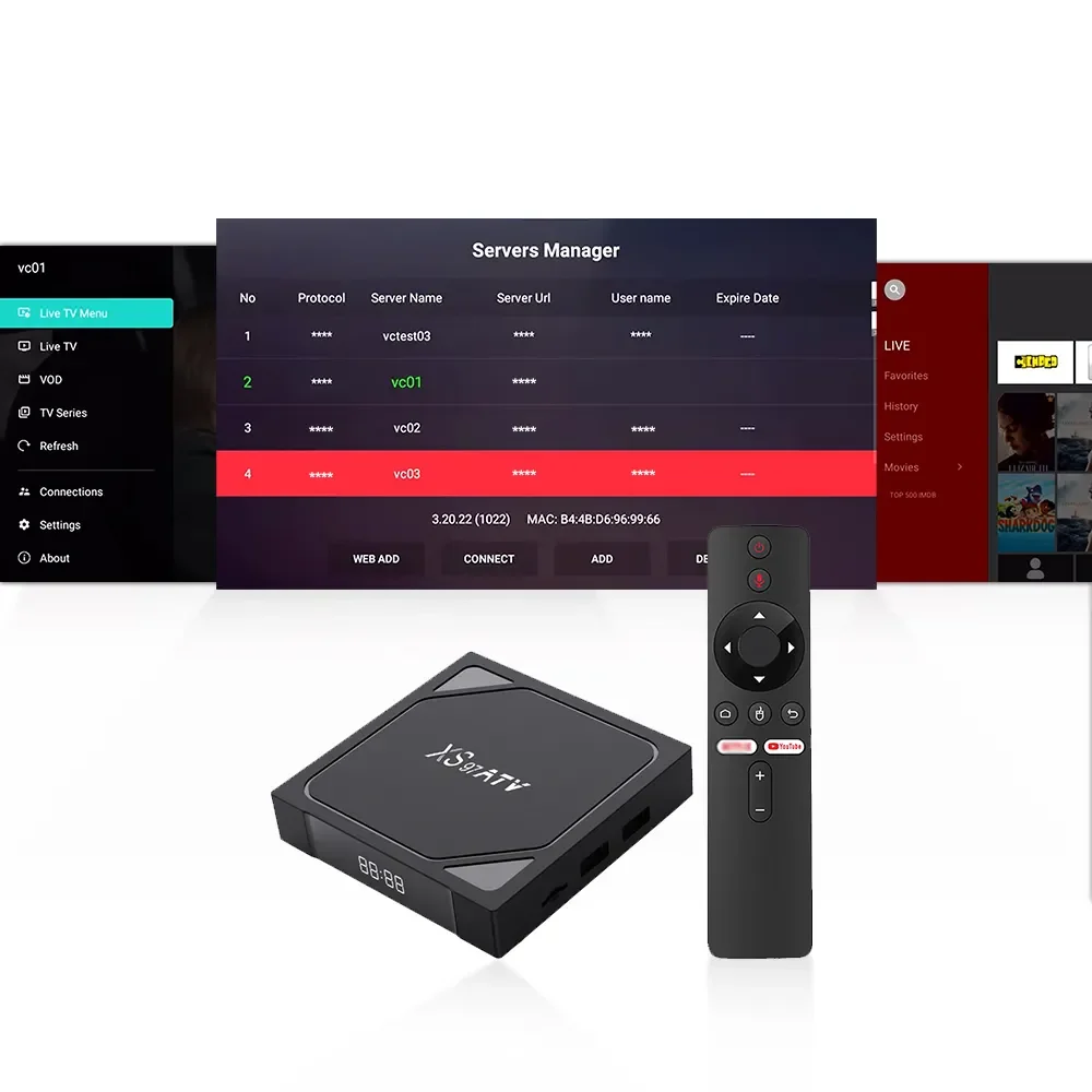 Оптовая продажа прямые продажи Allwinner H313 XS97 ATV Tf Card 2Gb + 16Gb Android Box Tv