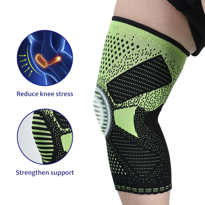 Profession Fabric Soft Football Kneepads Gaiter Fitness Support Knee Brace