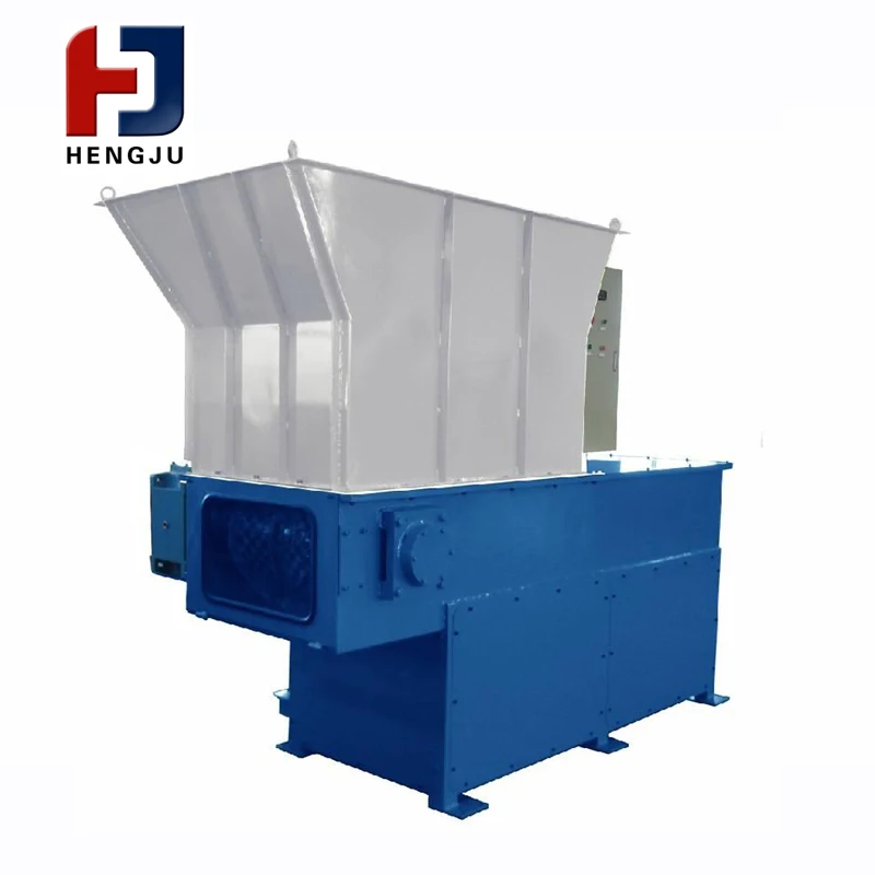 Plastic Bag Single Shaft Crusher Scrap Glass Bottles Recycling Shredder Medicine