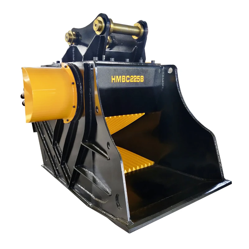 HOMIE 20 tons jaw crusher bucket with SAI motor