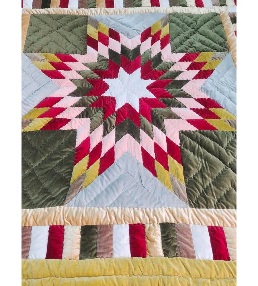 Buy Velvet Patchwork Quilt Patterns Jaipuri Razai Fully Reversible Soft King Size For Warmer Winters Bedding