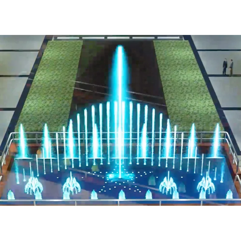 2024 popular stainless steel custom music water fountain small music fountain