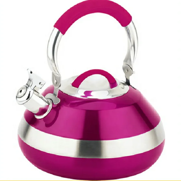 2.8 Liter Stainless Steel Water Whistling Kettle with Bakelite Handle Induction Bottom for Tea Metal Tea Kettle