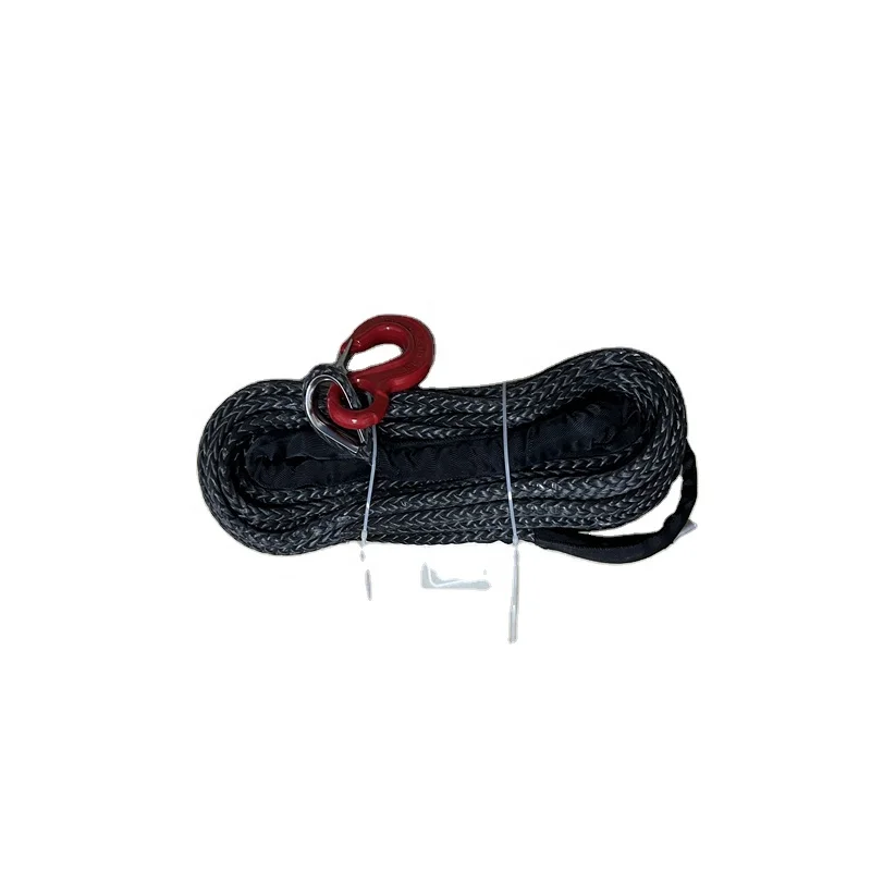 UHMWPE Fiber Braided Manual Towing 12V ATV UTV Synthetic Winch Rope