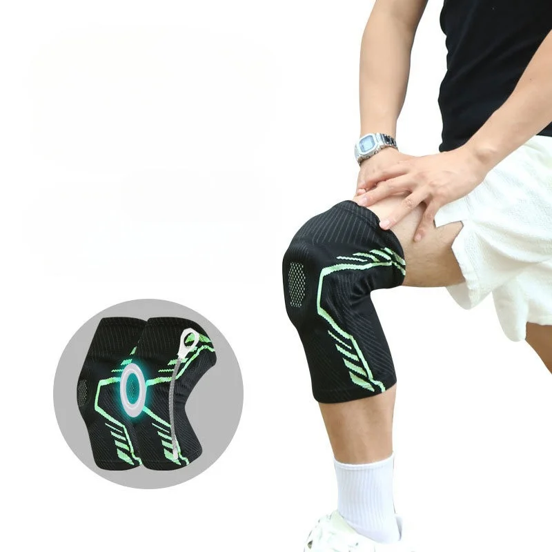 Knee Sleeve,Compression Fit Support -for Joint Pain and Arthritis Relief,knee brace Improved Circulation Compression with spring
