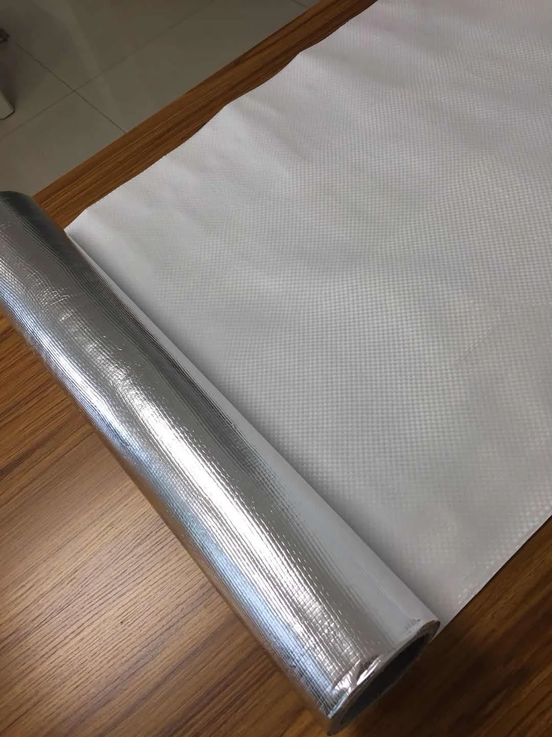 Industrial use aluminium foil rolls paper metalized aluminum woven cloth material insulation FOR SAUDI ARABIA