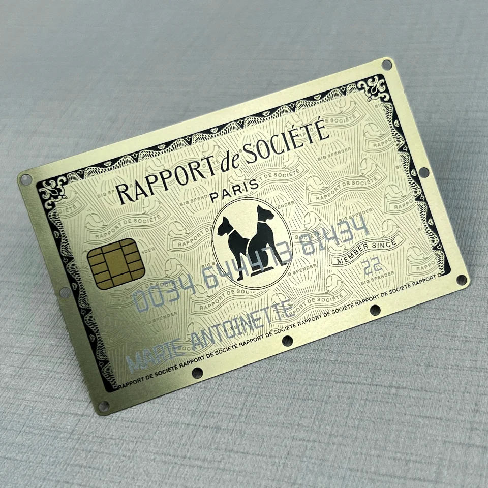High-end custom Nfc Metal Cards Business Card With Qr Code Nfc 4K Gold Nfc Metal Business Card