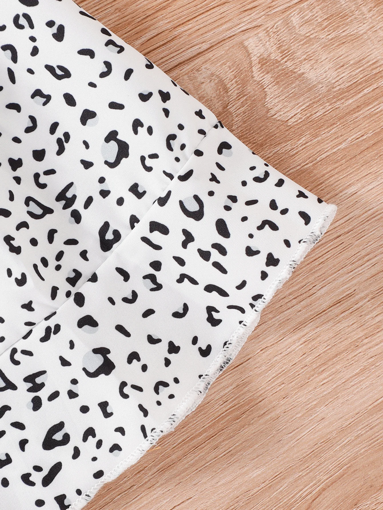 Summer New Leopard Print Skirt Set Of Clothes For Girls With Headband