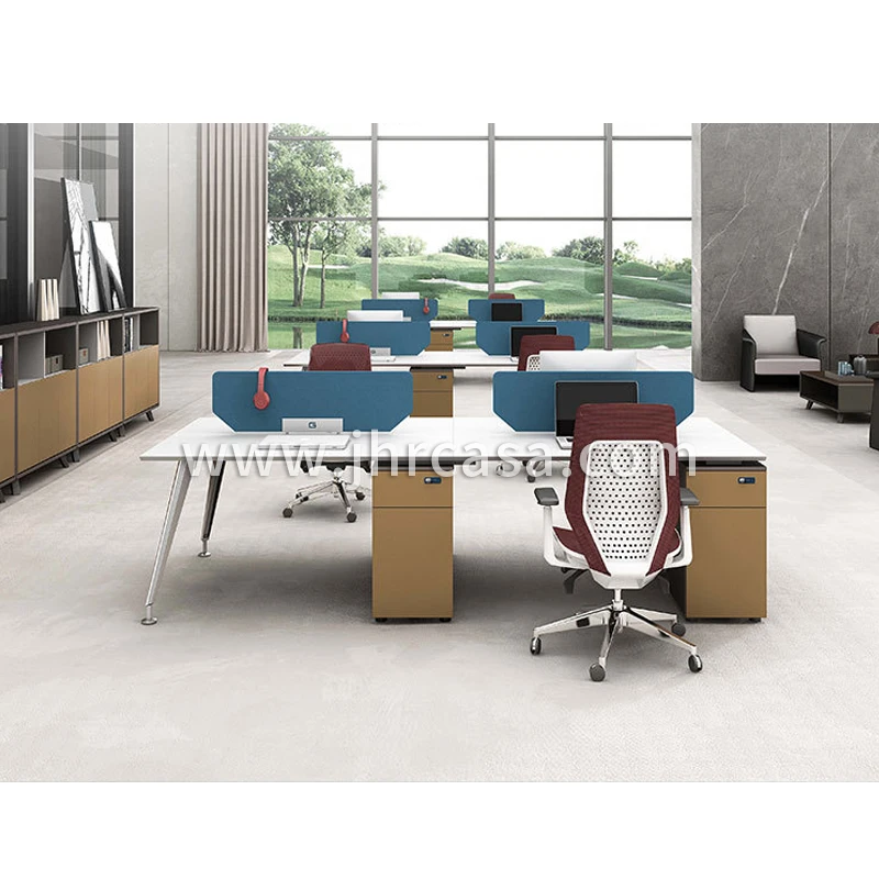 Manufacturers directly provide modern simple staff desk, office workstation with partrition