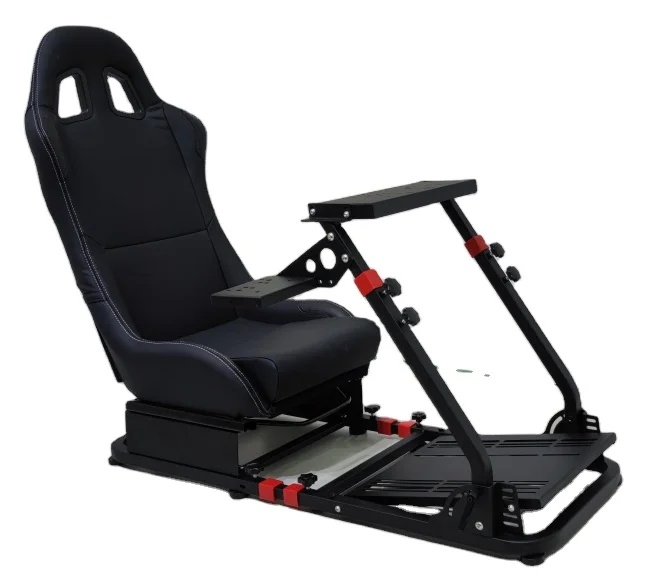 High Quality Steering Wheel Chair Bracket Driving Pedals Set Car Monitor Stand Gaming Racing Simulator