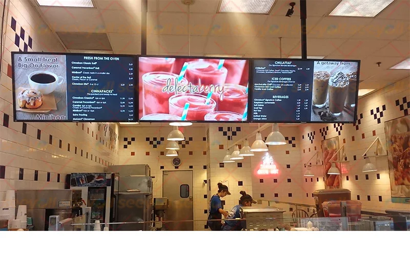 49 Inch Commercial LCD Display IndoorWall Mount with Android or PC/ Wins System & Management Software  Capacitive Touch