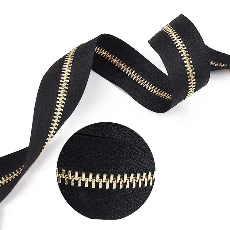 High Quality Garments Zipper 5# Opening Automatic Locking Sewing Zippers