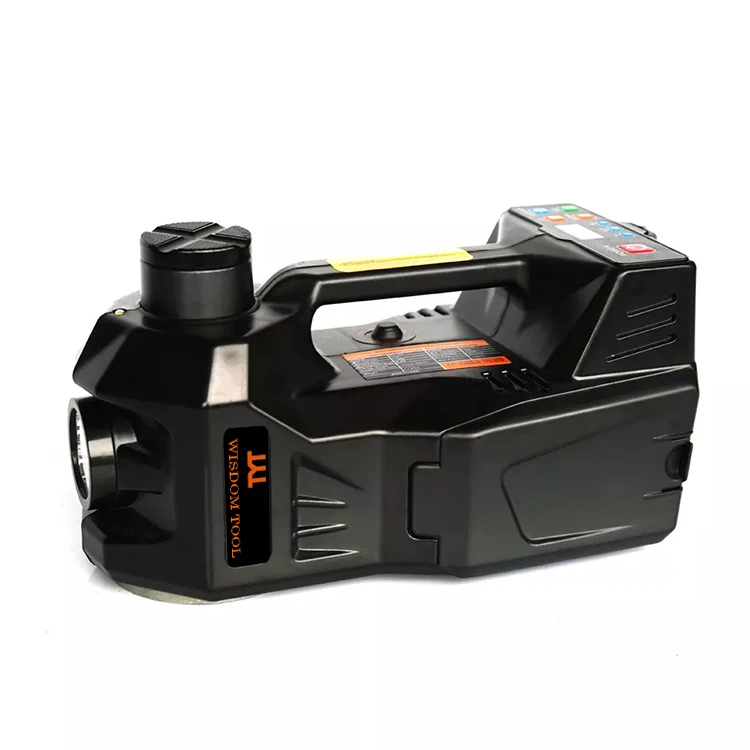WISDOM Multifunctional Car Lift Kit Hydraulic Jack 12V 3/5T Electric Car Jack Set With Air Pump Impact Wrench