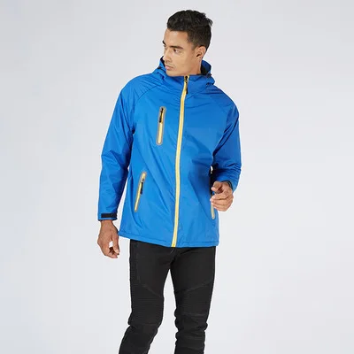 Winter Outdoor Male Soft shell Windbreaker Jacket Waterproof Thermal Mountain Climbing Sports Anti-UV Fleece Breathable Jacket