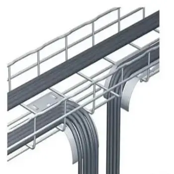 Meshed Wire Data Center Celling System Office Galvanized Aluminum Stainless Steel Meshed Wire Cable Tray