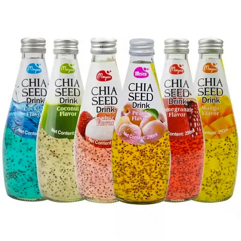 New Product Meien Seed Drink Soy Milk Coconut Drink 290ml Fruity Juice Drinks