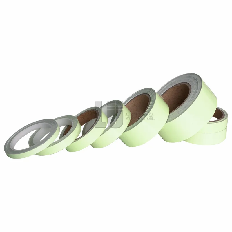 Hot Selling Weather Resistant Glow in the Dark Night Waterproof PVC Fluorescent Luminous Self Adhesive Tape