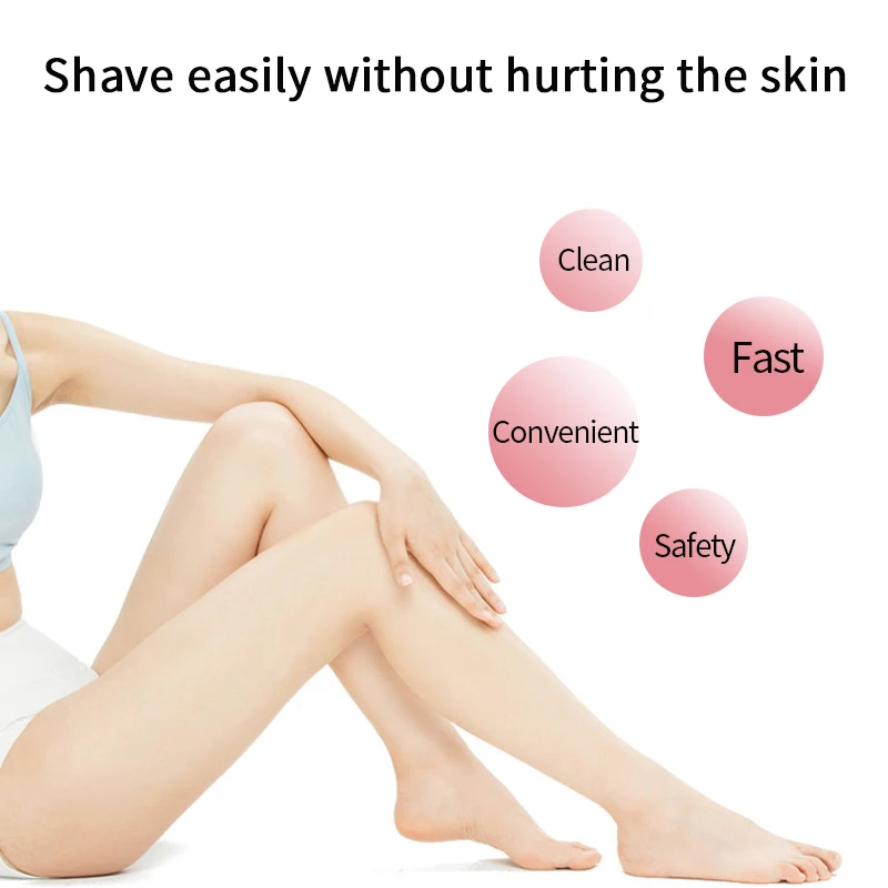 NIKAI NK7805 2 in 1 women rechargeable electric hair removal handset home use device epilator